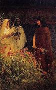 Sir Lawrence Alma-Tadema,OM.RA,RWS Tarquinius Superbus Sir Lawrence Alma-Tadema oil painting on canvas